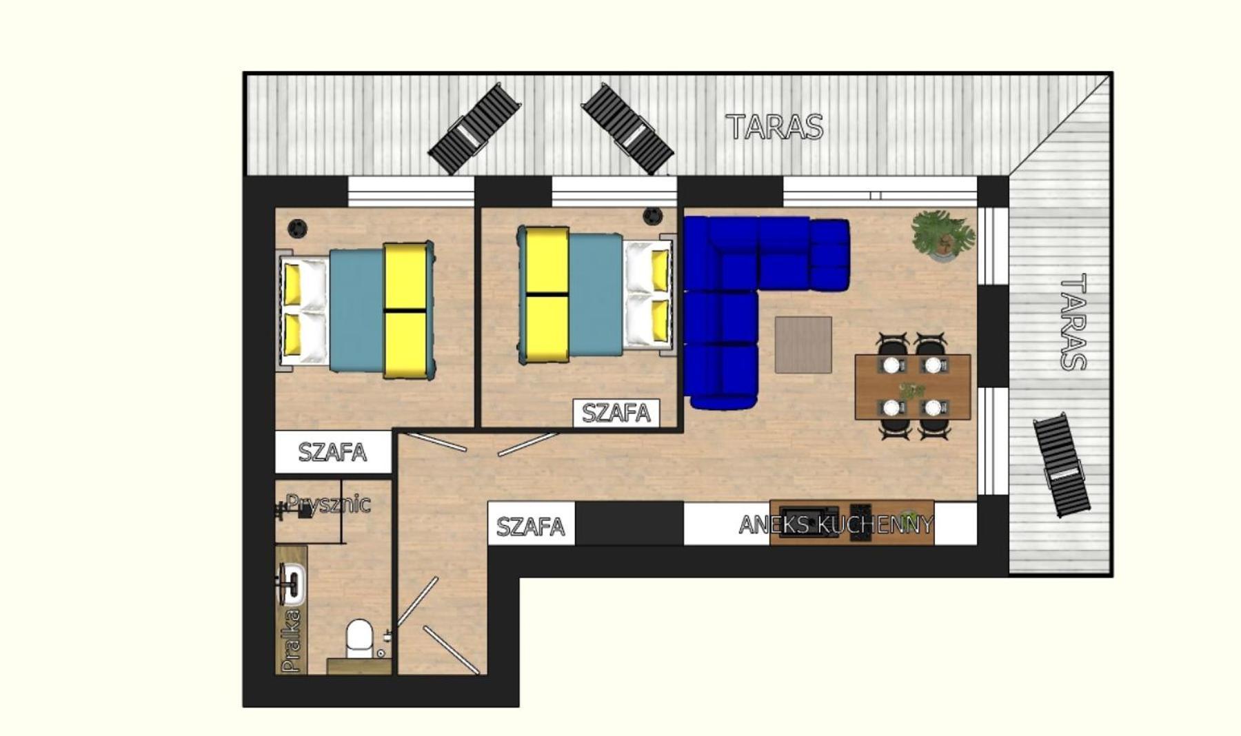 Perlowa Przystan - Apartamenty Komfort Widok Na Morze, Parking Sianozety Exterior photo